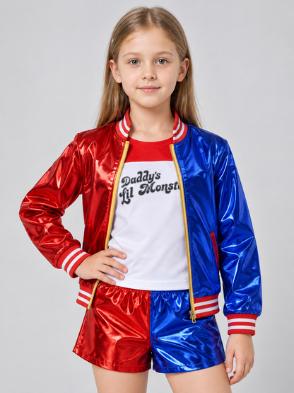 Cosplay Carnival Costume: Jacket, T-Shirt, Shorts