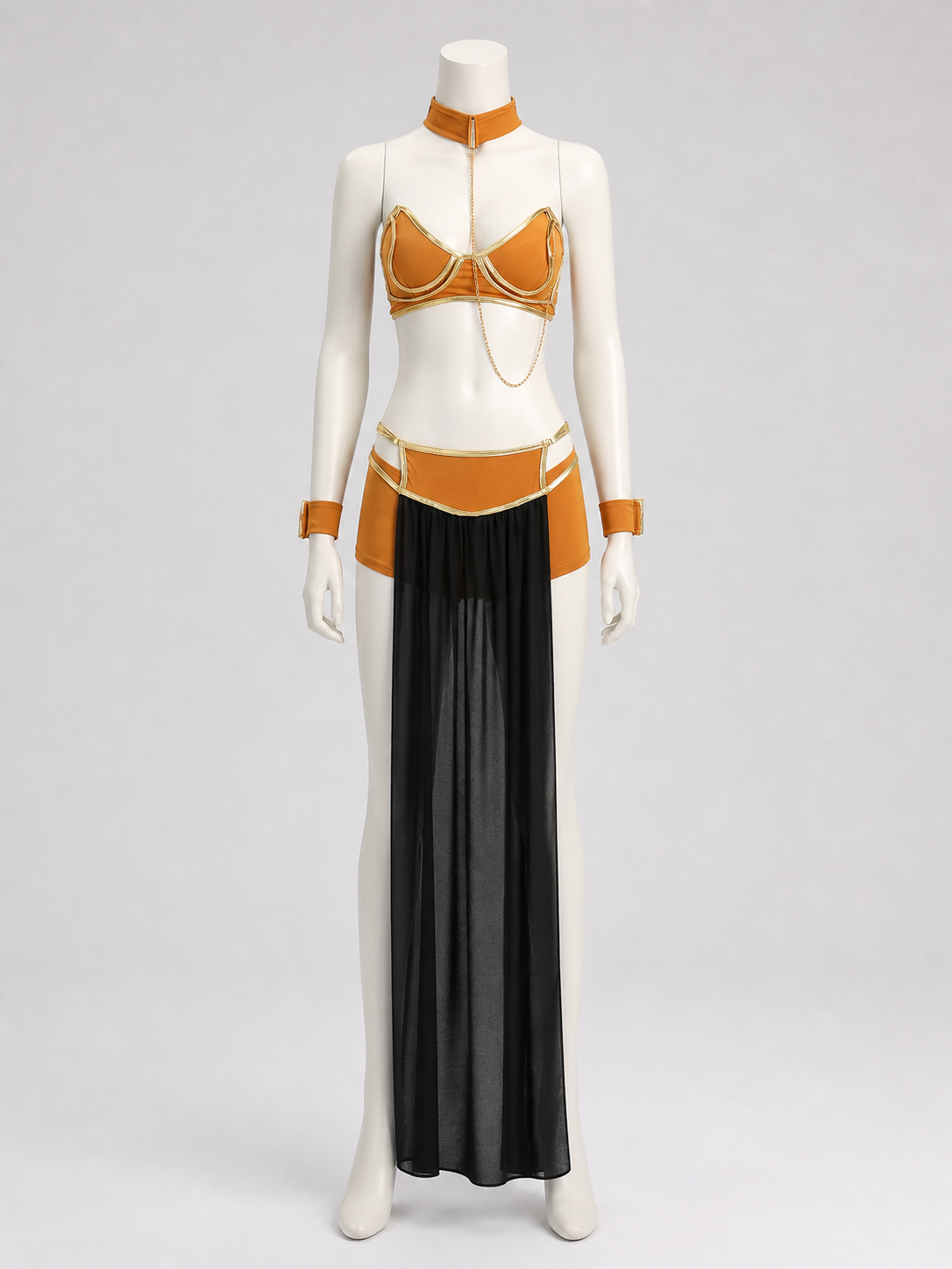 Stage cosplay costume with top and skirt