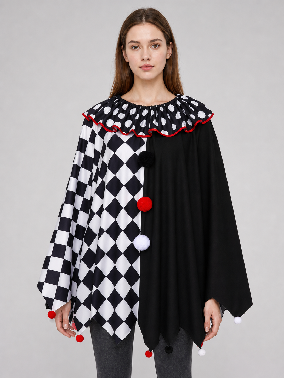 Clown Cape Cloak for a Carnival Costume