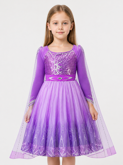 Snow Queen Costume Dress for Halloween and Cosplay Costume Dresses detail 2