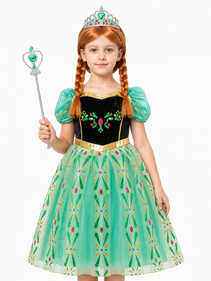 Carnival Costume with Crown and Magic Wand Costume Headwear detail 3