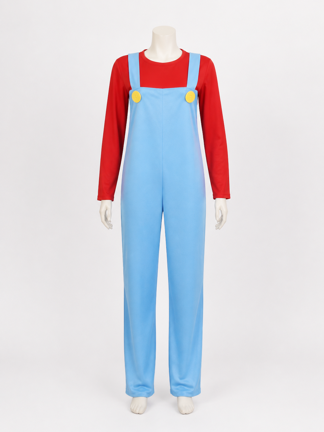 Mario Mascot Costume with Oversized Head for Performances