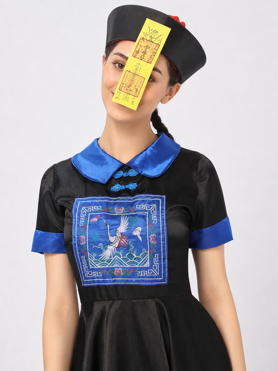 Black and Blue Stage Cosplay Dress