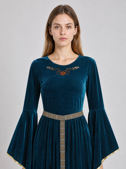 Medieval-Style Costume Dress with Belt Costume Dresses detail 2