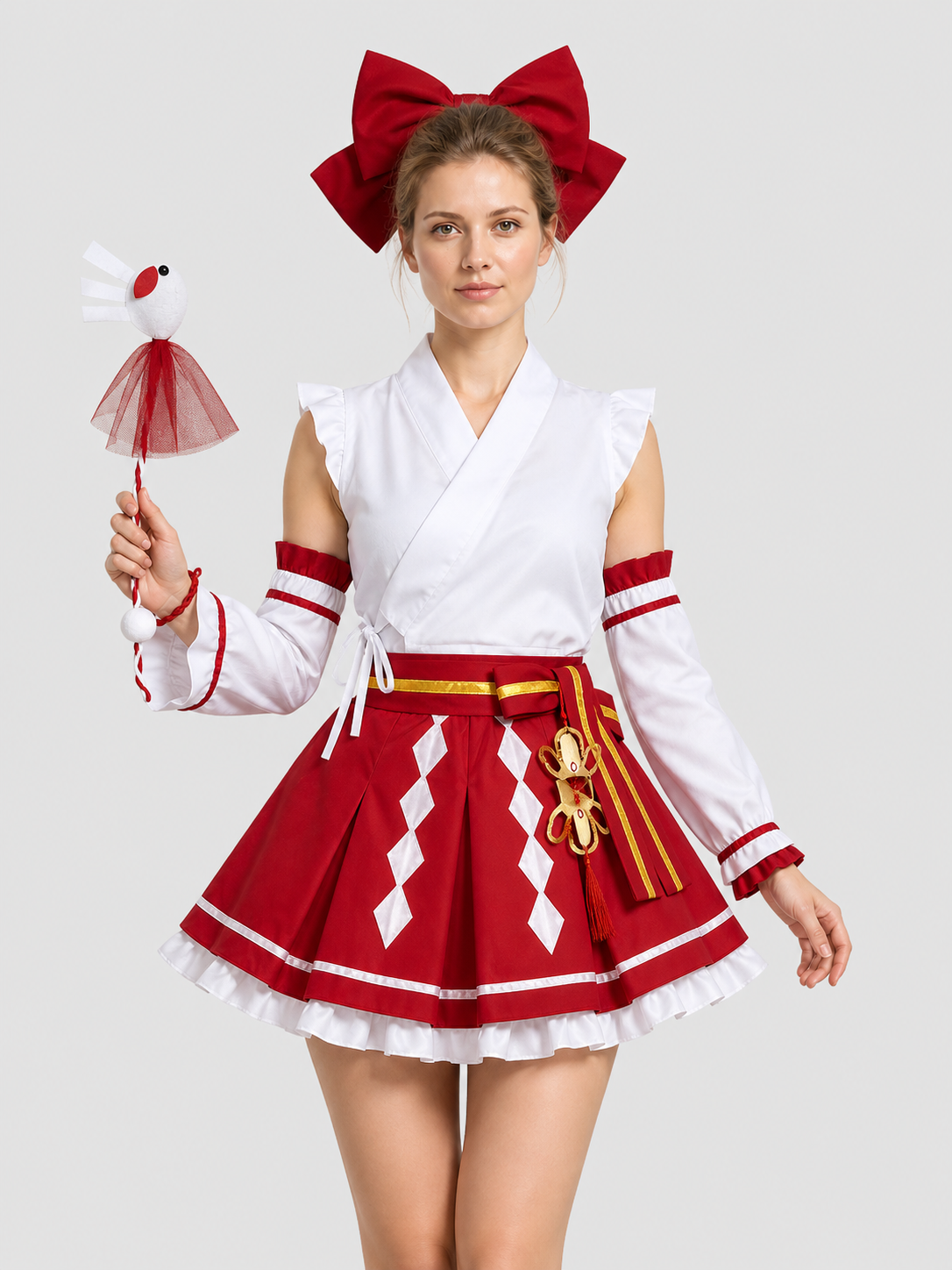 Da Qiao Yise Anime-Style Cosplay Costume Set Costumes detail 3