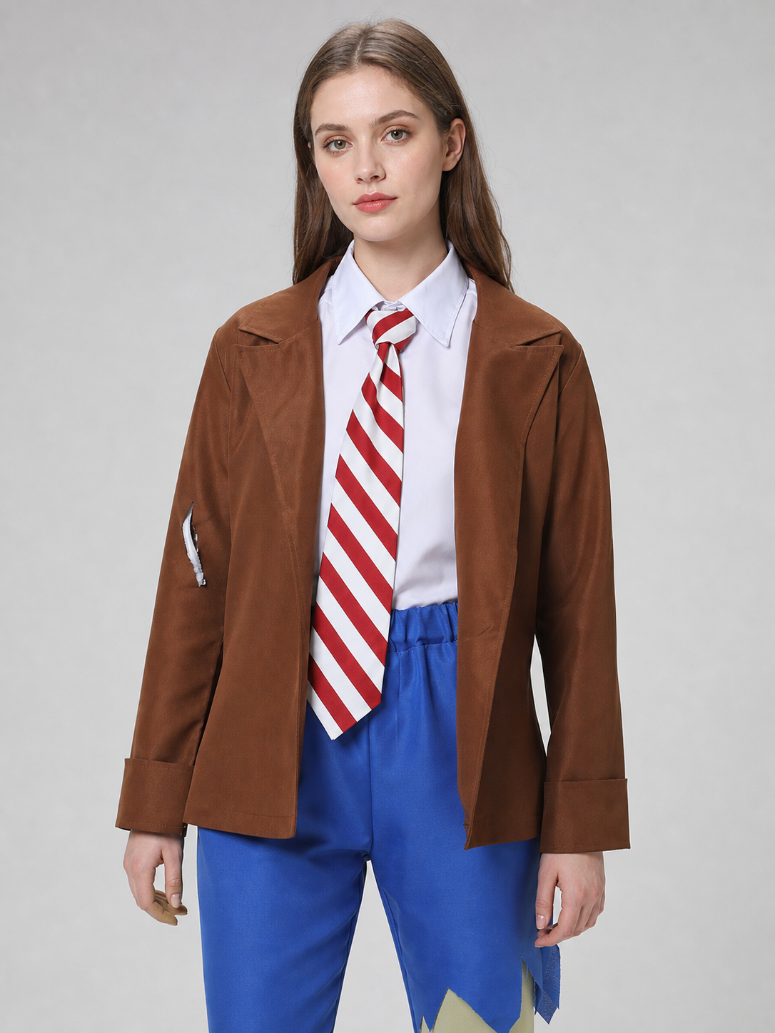 Zombie Costume with Oversized Head