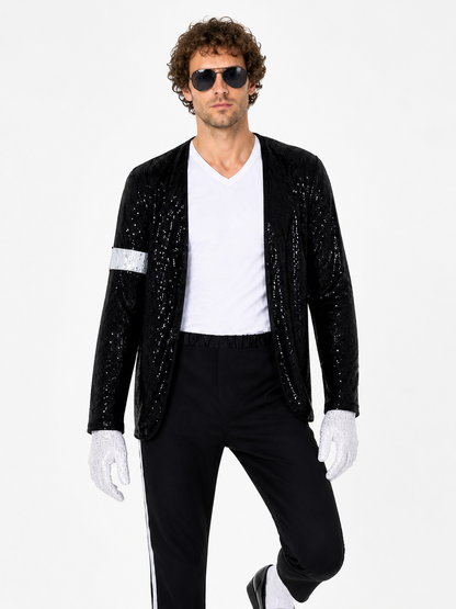 Michael Jackson-Style Sequin Stage Costume Costumes detail 3