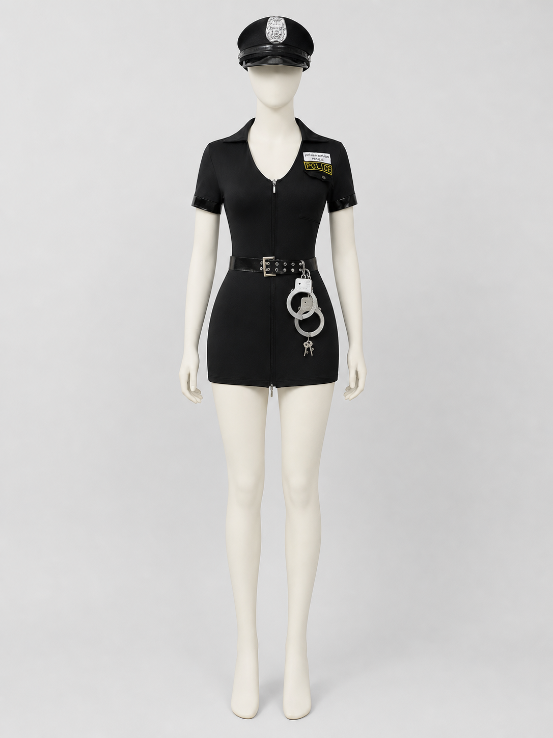 Police Costume with Headwear, Belt, and Accessories Costume Accessories detail 3