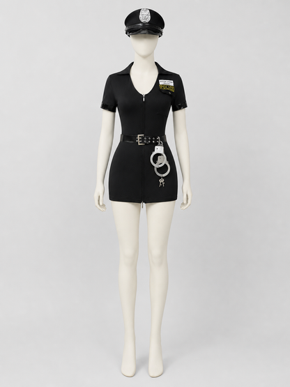 Police Costume with Headwear, Belt, and Accessories Costume Accessories detail 3