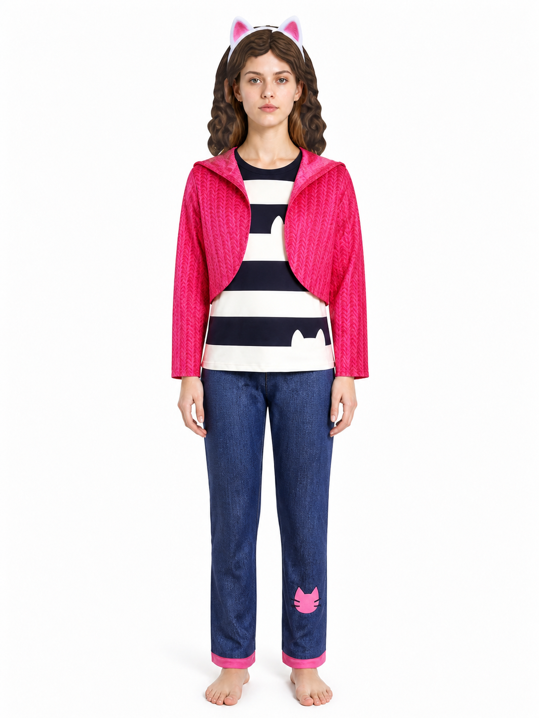 Gabby costume: jacket, T-shirt, pants, wig Costume Wigs detail 2