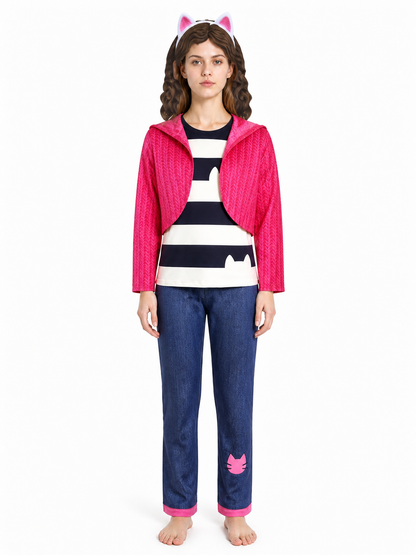 Gabby costume: jacket, T-shirt, pants, wig Costume Wigs detail 2