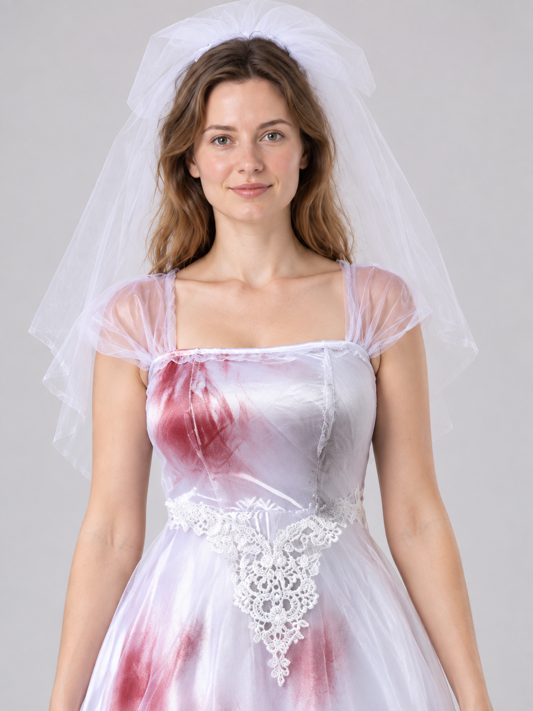 Vampire Bride Costume with Veil