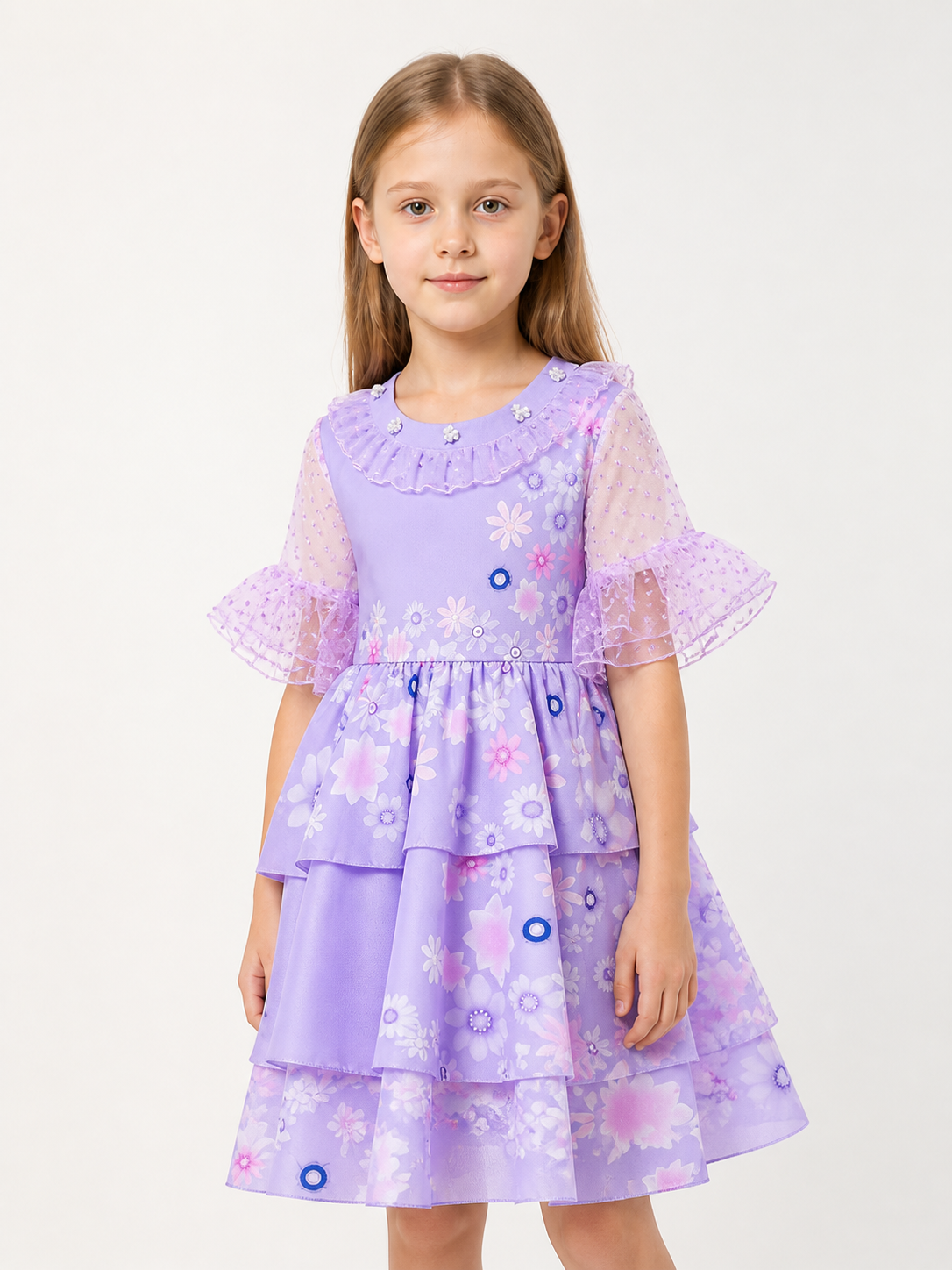 Lavender Princess Costume for Halloween Costumes detail 2
