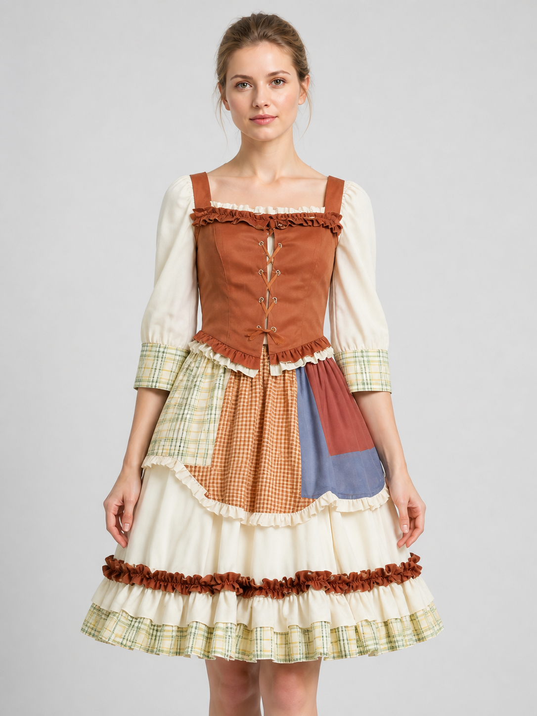 Red Riding Hood Carnival Dress for Cosplay Costume Dresses detail 3
