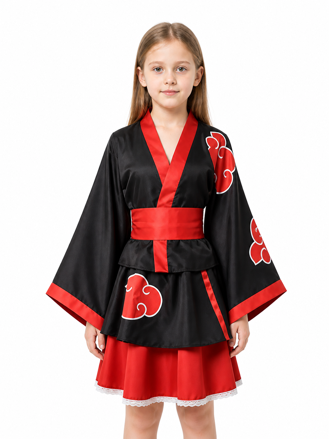 Kimono-Style Vampire Costume with Wide Sleeves Costumes detail 3