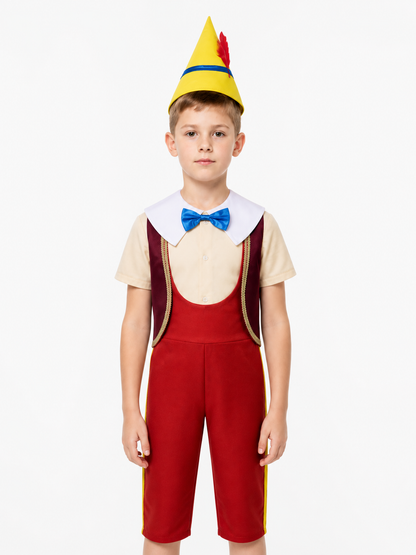Pinocchio Costume for Performances, 5-Piece Set Costumes detail 3