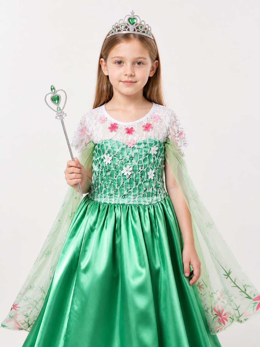 Green Princess Halloween Costume for Girls