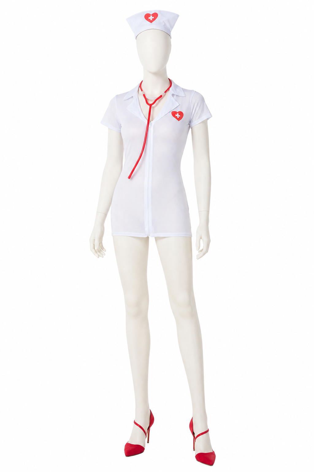 Medical Cosplay Costume, Zip-Up Dress Costume Dresses detail 2
