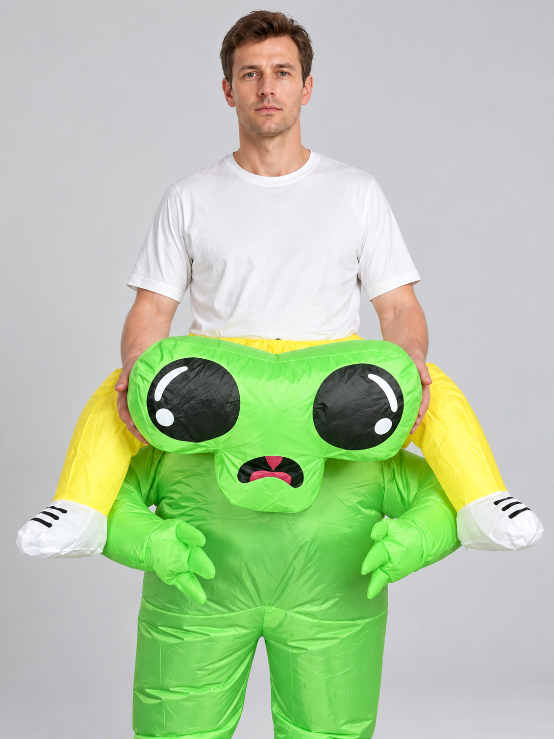 Inflatable Alien Costume with Big Eyes