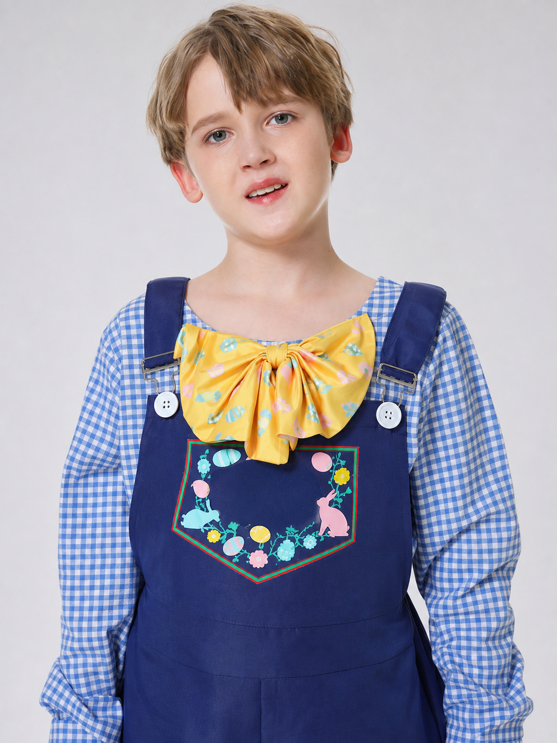 Easter Clown Costume with Bow Tie and Decorations