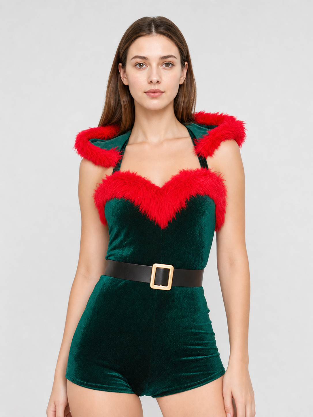 New Year's Carnival Costume with Red Trim Costumes detail 2