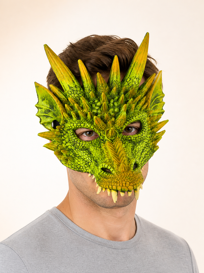 Halloween Dragon Carnival Headpiece Costume Headwear detail 2