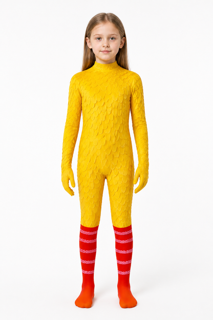 Yellow Big Bird Costume from Sesame Street Costumes detail 3