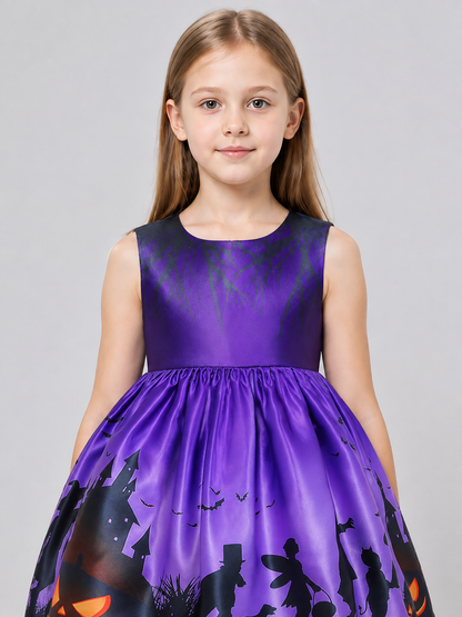 Children's Carnival Dress with Witch Hat Costume Dresses detail 2