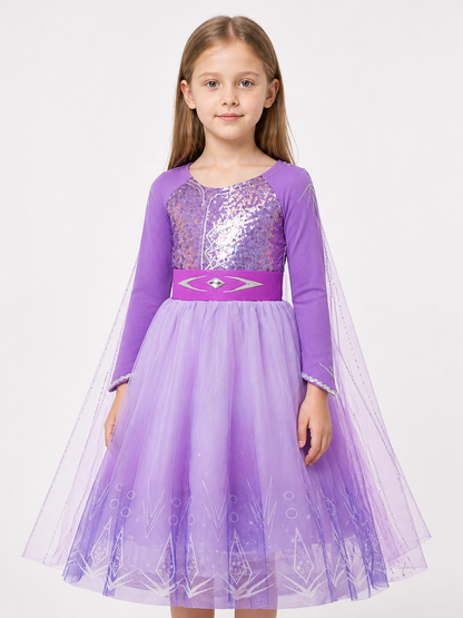 Purple Princess Carnival Costume for Halloween