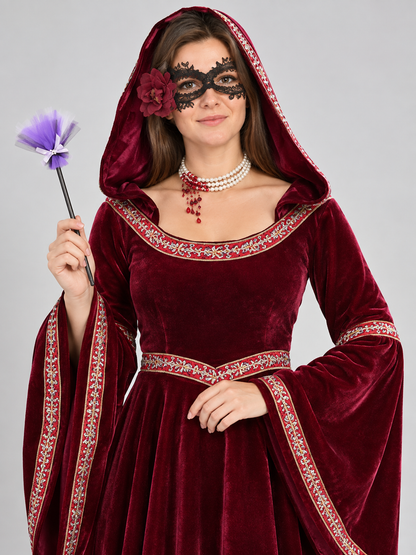 Red Hooded Witch Costume