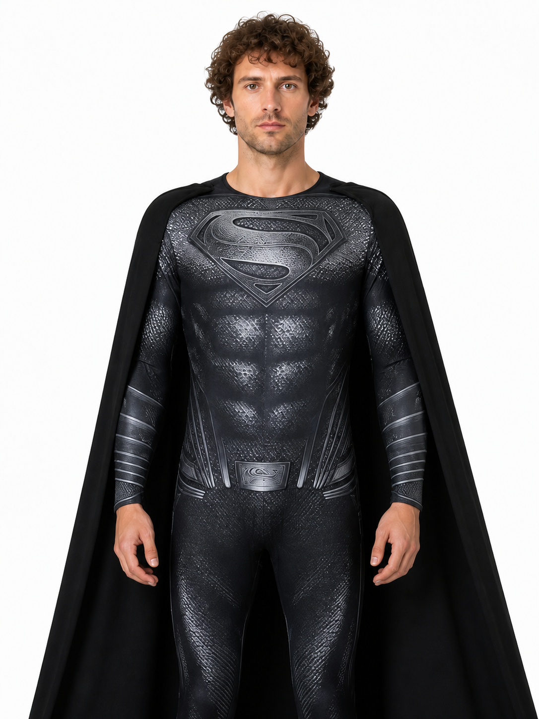 Superman Costume with Long Cape Costume Capes detail 3