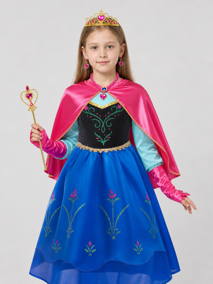 Princess Costume with Cape and Accessories Costume Capes detail 3