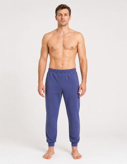 Dark Blue Anime Cosplay Pants with Tapered Legs Costumes detail 3