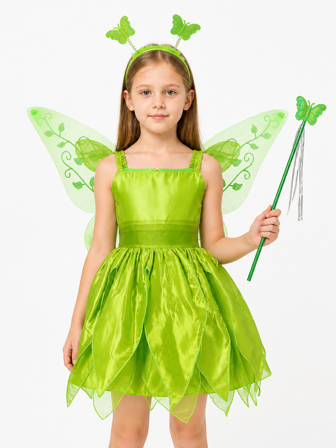 Children's Fairy Costume with Wings and Wand Costume Accessories detail 3