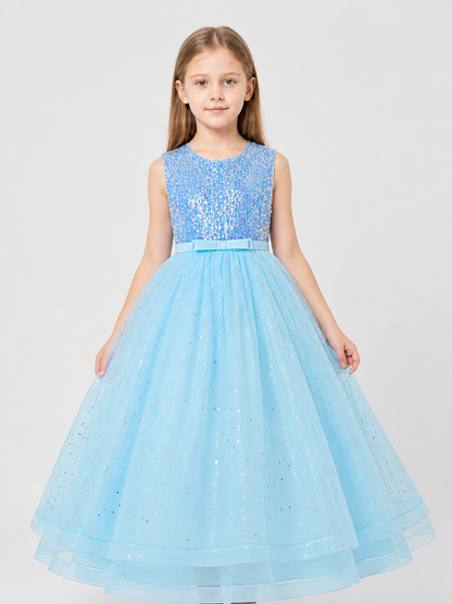Children's Princess Dress with Sequins and a Full Skirt Costume Dresses detail 3