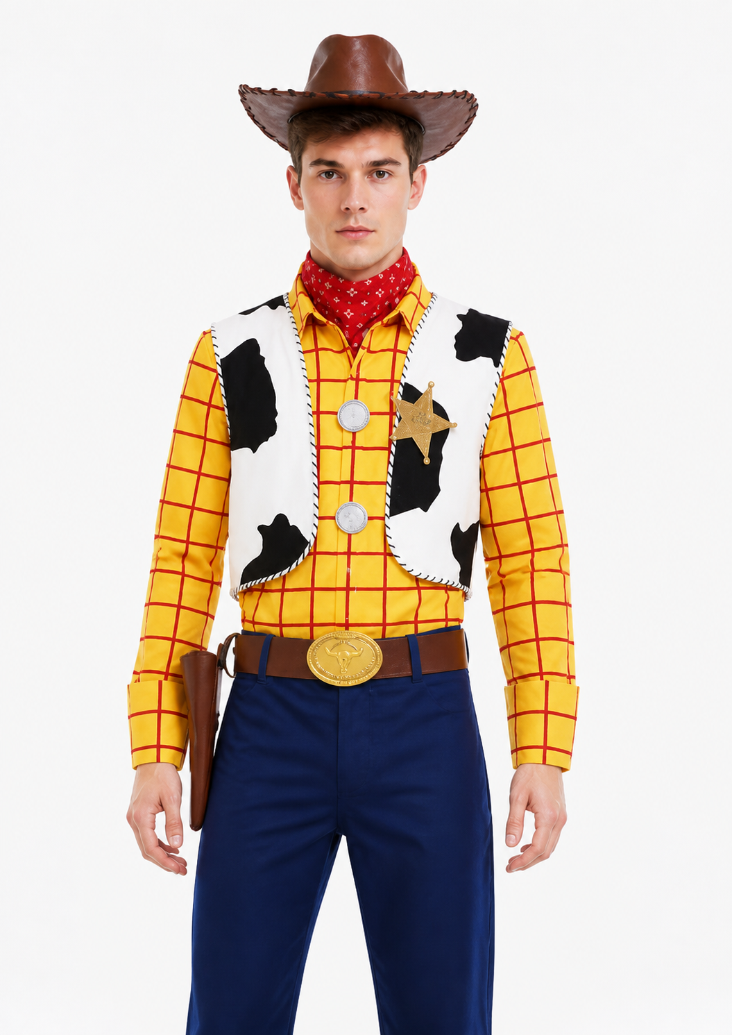 Western-Style Cosplay Costume: Vest and Hat Costume Headwear detail 3