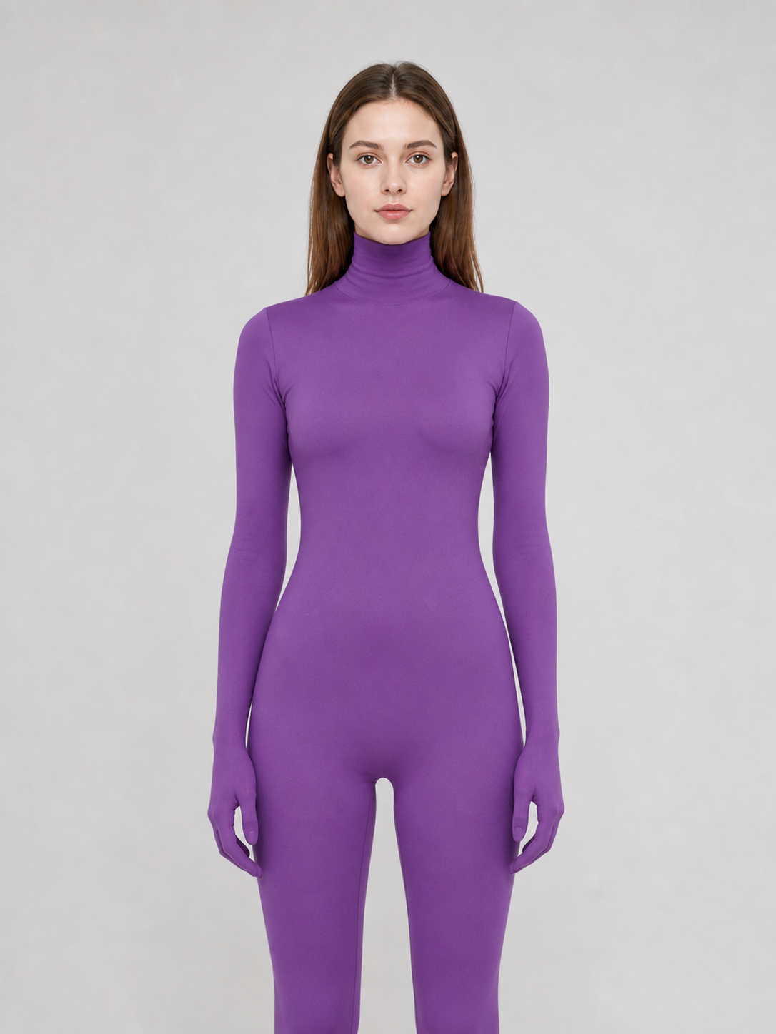 Purple Hooded Invisible Costume for Cosplay