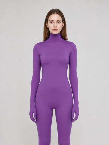 Purple Hooded Invisible Costume for Cosplay