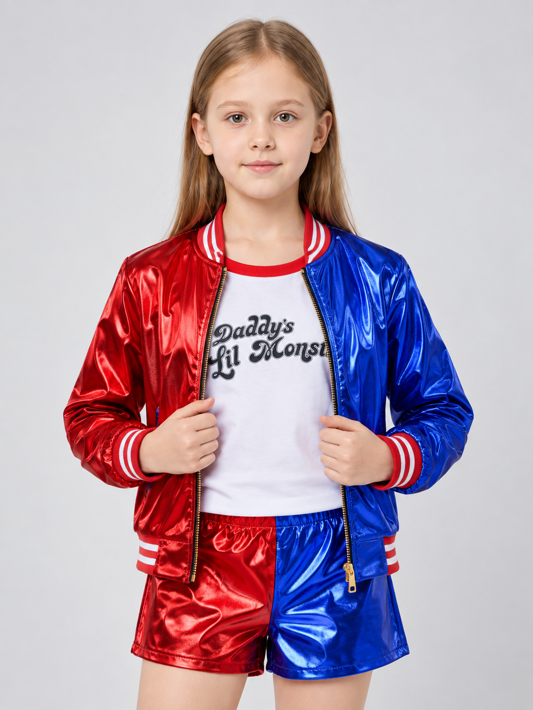 Cosplay Carnival Costume: Jacket, T-Shirt, Shorts