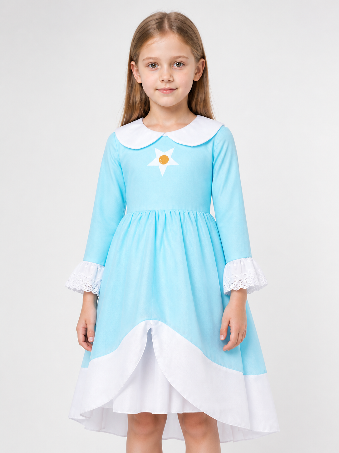 Blue Carnival Dress for Halloween and Cosplay