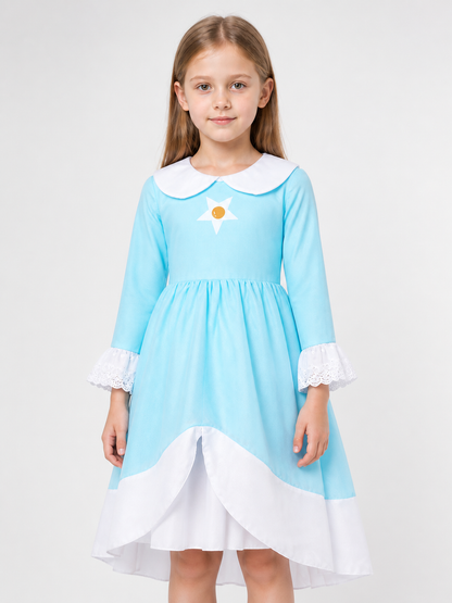 Blue Carnival Dress for Halloween and Cosplay