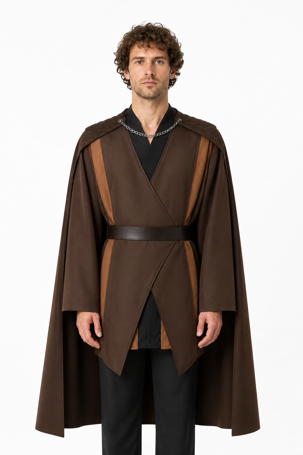 Count Dooku Cosplay Costume with Cloak and Belt Costume Capes detail 3