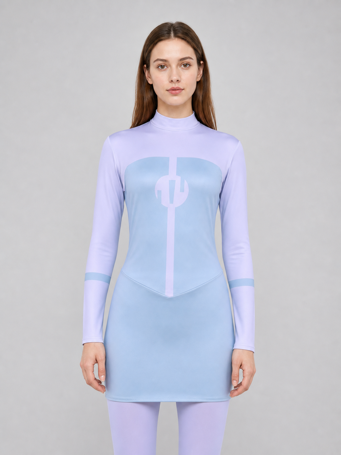 Anissa Omni-Man Cosplay Bodysuit with High Collar