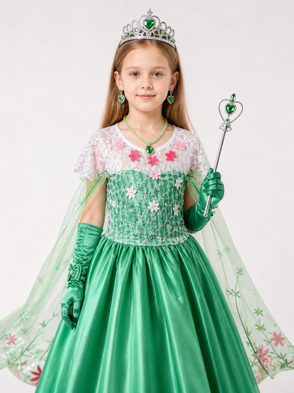 Princess Costume for Halloween and Cosplay upper body view