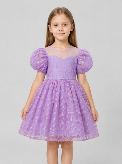 Embroidered Tutu Dress for Birthdays and Piano Playing Costume Dresses detail 3