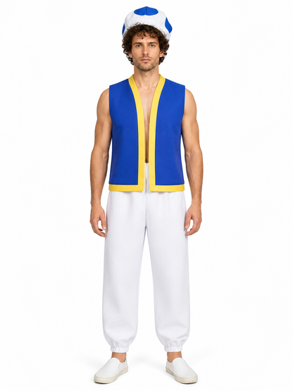 3-Piece Toad Carnival Costume for Cosplay Costumes detail 3