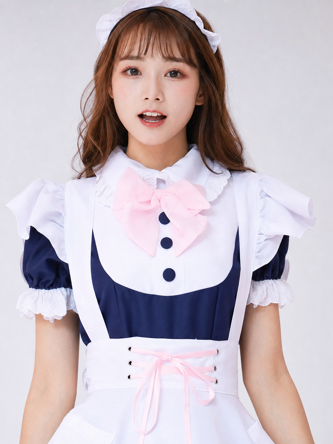 Maid-Style Cosplay Uniform Dress