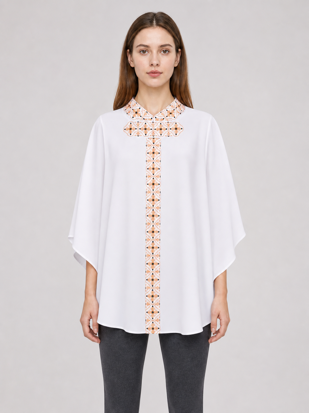 White Medieval-Style Cosplay Shirt