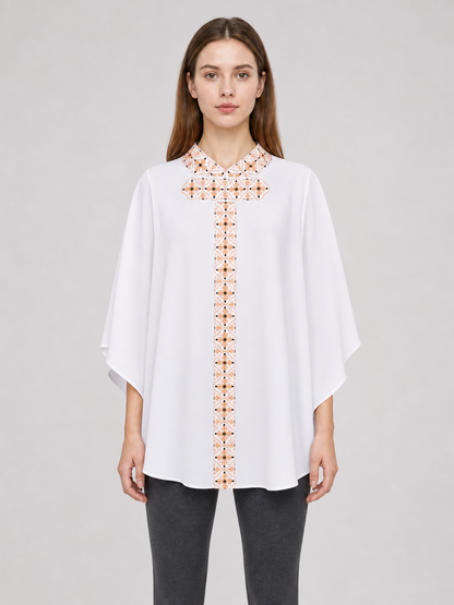White Medieval-Style Cosplay Shirt