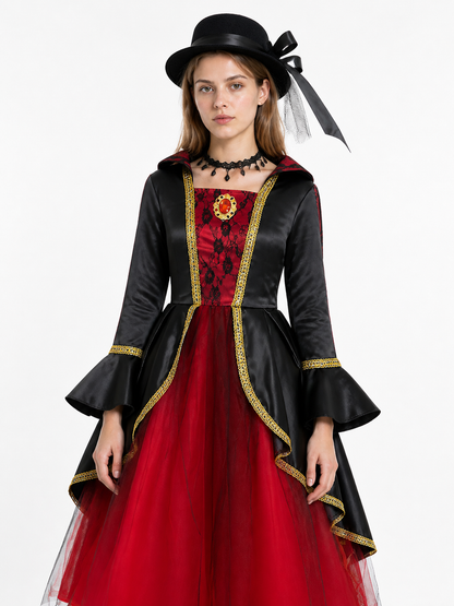 Children’s Halloween Costume: Dress with Hat and Necklace product detail 3